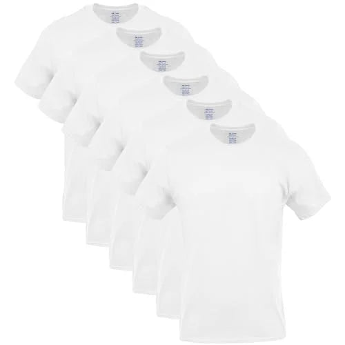 6 Pack Gildan Men's Crew T-Shirts