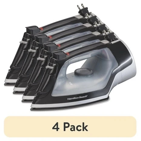 4-Pack Hamilton Beach Full Size Nonstick Steam Iron