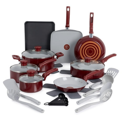 22 Piece T-fal Cookware Sets