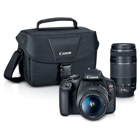 Canon EOS Rebel T7 DSLR Camera with 2 Lenses