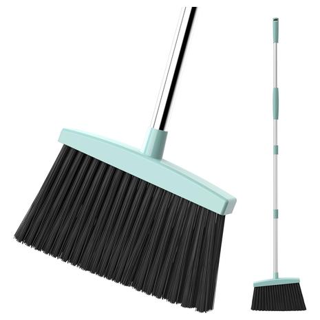 Heavy-Duty Broom With Long Handle (3 Colors)