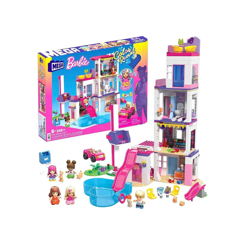 545-Pieces Barbie Color Reveal Building Toys Set
