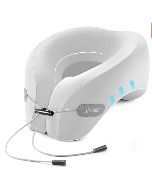 Memory Foam Travel Neck Pillow with Sleep Accessories