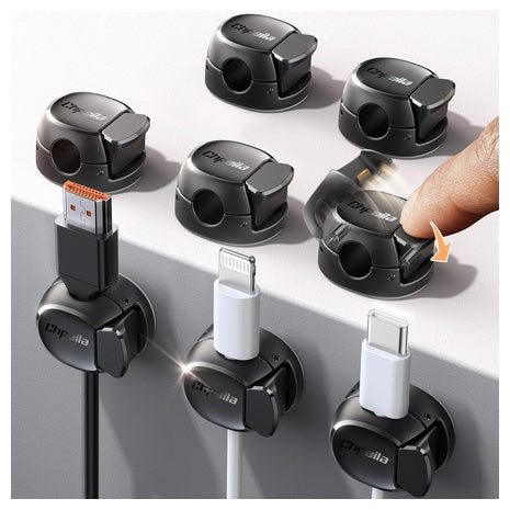 8 Organizer Cable Clips