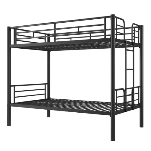 Sweetcrispy Metal Bunk Bed Twin