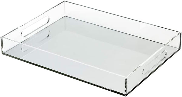 Acrylic Serving Tray with Handles