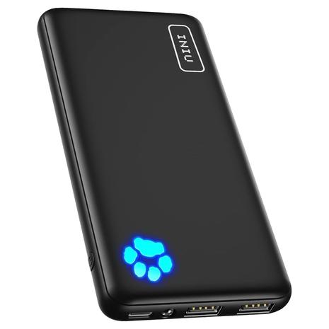 10000mAh INIU 3-Port Slim Portable Power Bank