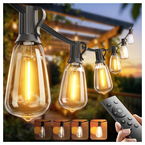 100FT Outdoor Waterproof LED String Lights