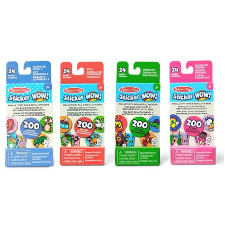 4-Pack Melissa & Doug Sticker Wow Refill Packs