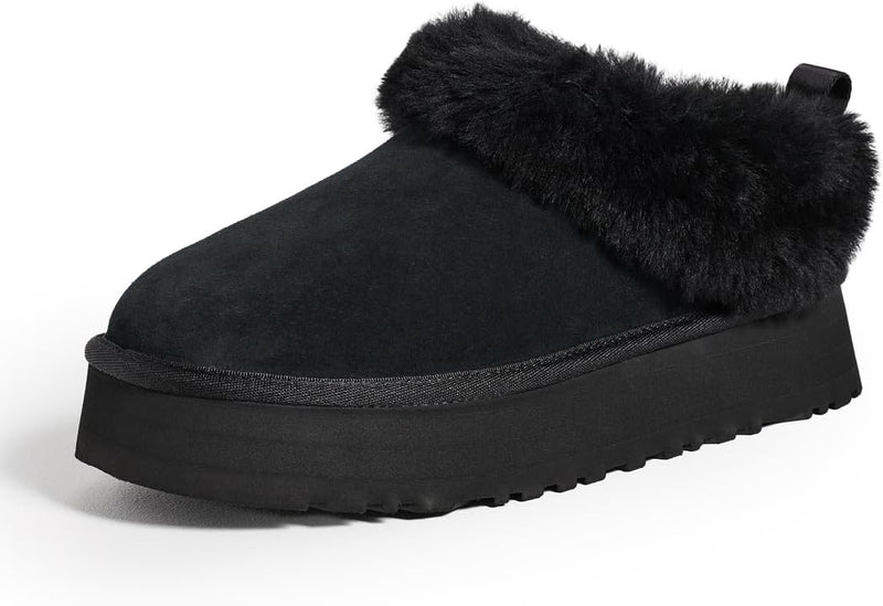 UGG Tazzelle Suede Shearling Clog Slippers – simplexdeals