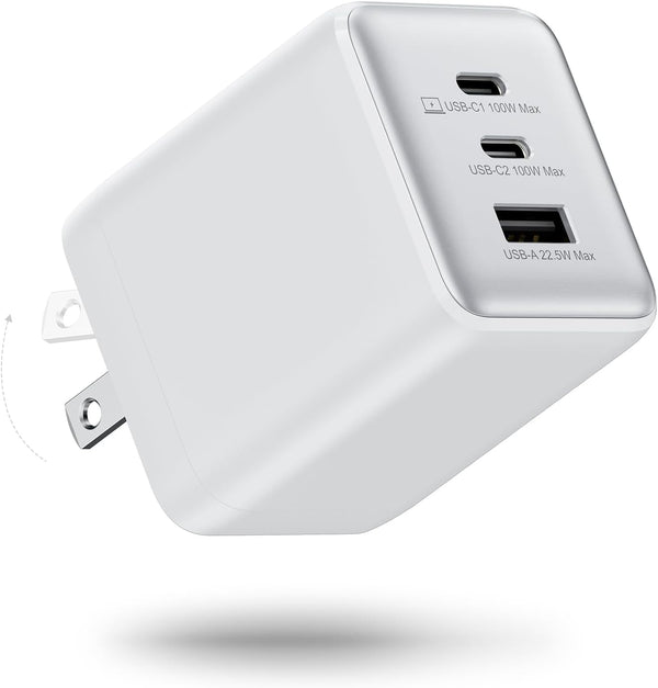 100W 3-Port 3-Port Wall Charger