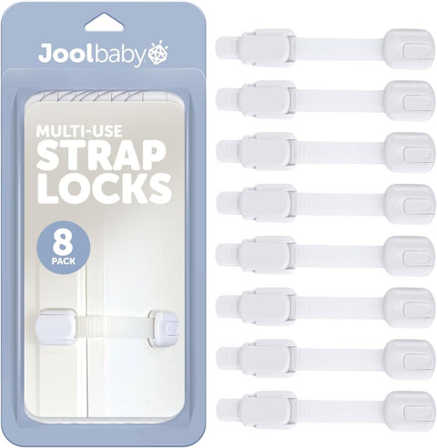 Jool Baby Child Safety Strap Locks 8-Pack