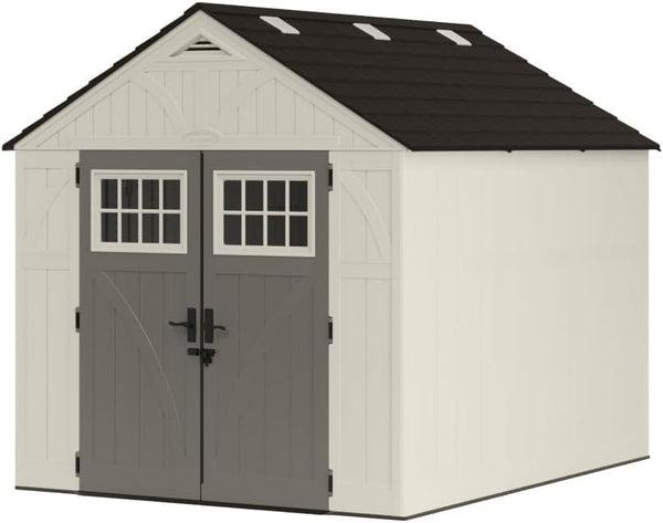 8x10ft Suncast Tremont Outdoor Storage Shed With Floor