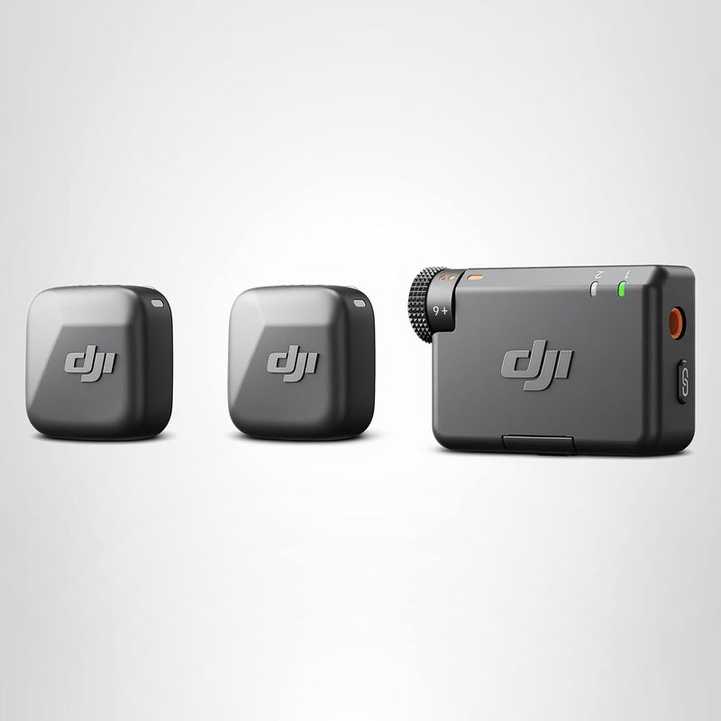 DJI Mic Mini (2 TX + 1 RX), Detail-Rich Audio, Wireless Lavalier Microphone