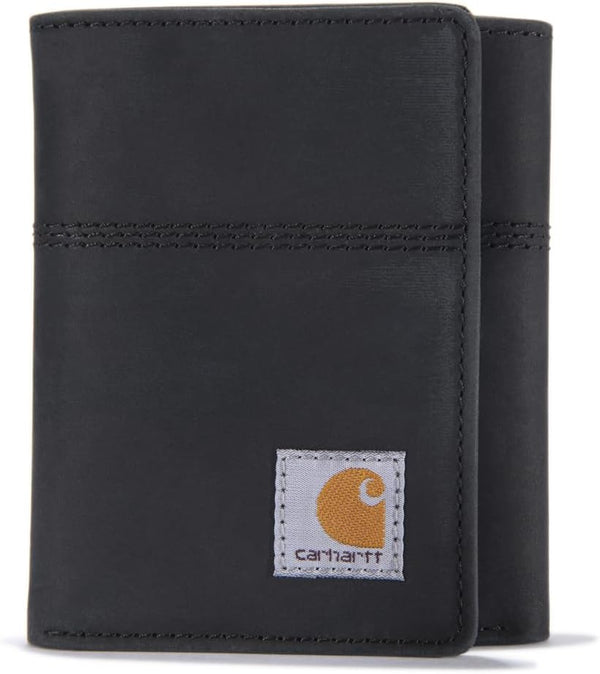 Carhartt Men's Saddle Leather Trifold Wallet