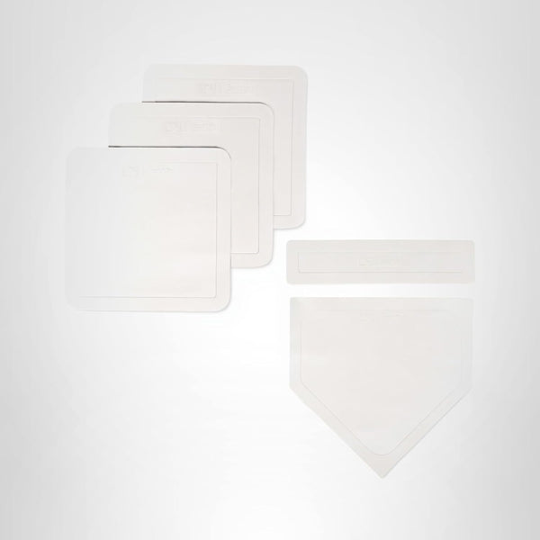 Franklin Sports MLB Throw Down Baseball Bases with Home Plate + Pitcher’s Rubber