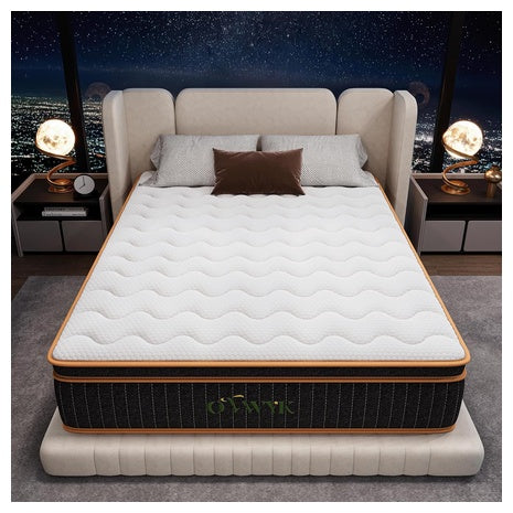 10-Inch Twin Hybrid Mattress with Memory Foam & Pocket Springs