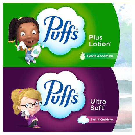 24 Boxes Puffs Tissues + Earn $10 Amazon Credit!