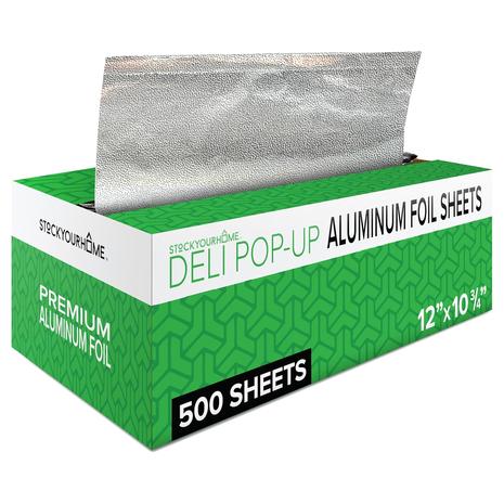 500 Pre-Cut Aluminum Foil Sheets