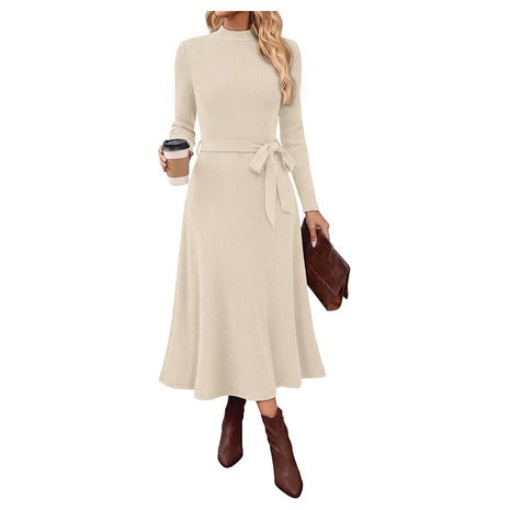 Long Sleeve Midi Dress (10 Colors)