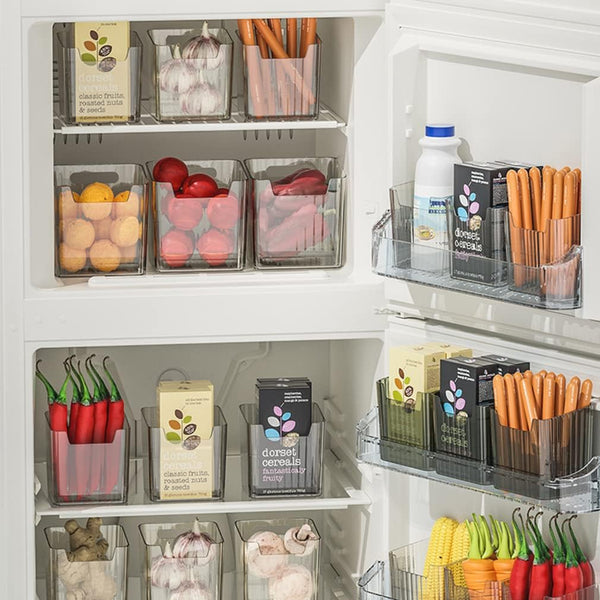 6 Pack Clear Plastic Food Storage Containers
