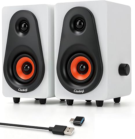 USB Powered Desktop Stereo Computer Speakers