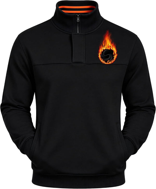 Mens Quarter Zip Pullover Sweatshirts (6 Colors)