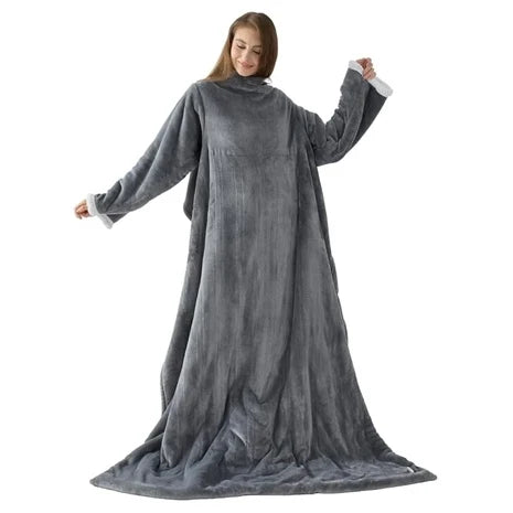 Bedsure Wearable Heated Blanket With Foot Pocket