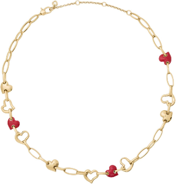 Kate Spade New York Womens Amour Heart Large Necklace
