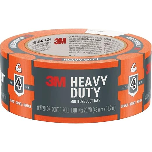3M Heavy Duty Duct Tape Orange