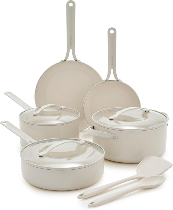 10-Piece GreenPan Nova Ceramic Nonstick Pots & Pans Set