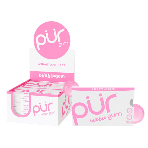 108 Pieces PUR Bubblegum Xylitol Gum