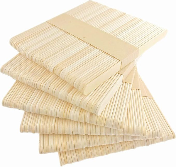 300-Piece Natural Wooden Lollipop Sticks