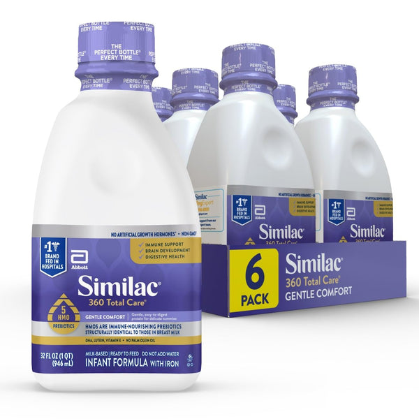 6-Pack Similac 360 Total Care Gentle Comfort Formula