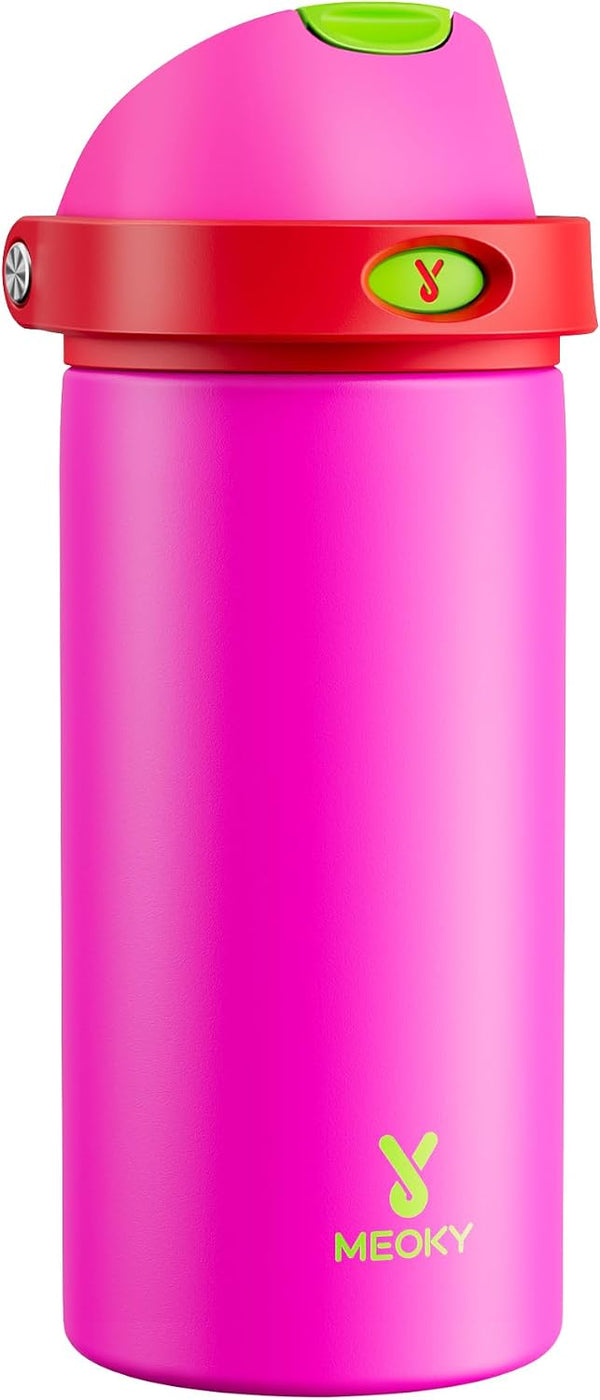 18 oz Insulated Stainless Steel Kids Water Bottle