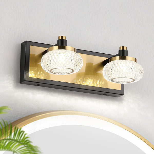 2-Light Bathroom Vanity Light Fixture