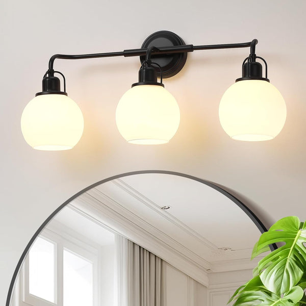 3-Light Bathroom Vanity Lighting Fixture
