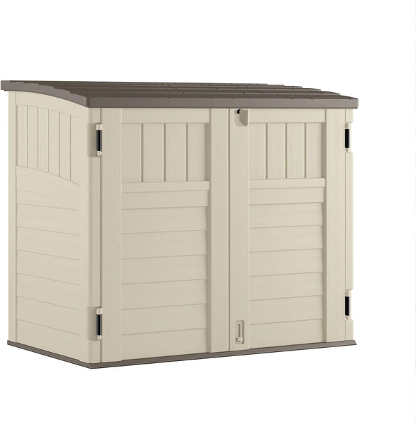 Suncast 34 Cu Ft Capacity Horizontal Outdoor Storage Shed