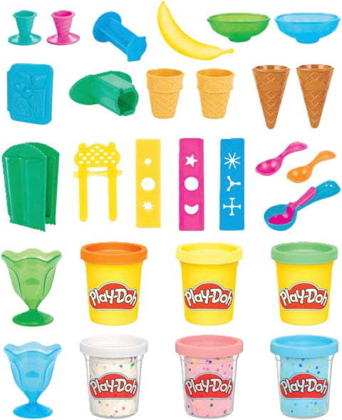 Play-Doh Kitchen Creations Ice Cream Party Set