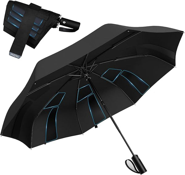 Compact Auto-Folding Travel Umbrella