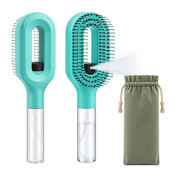 2 in 1 Hair Brush with Water Spray