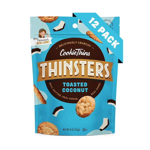 12 Pack Toasted Coconut Cookie Thins