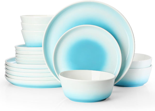 18-Piece Sweese Porcelain Dinnerware Set