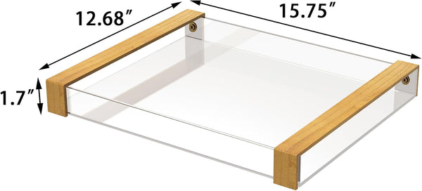Acrylic Serving Tray with Handle
