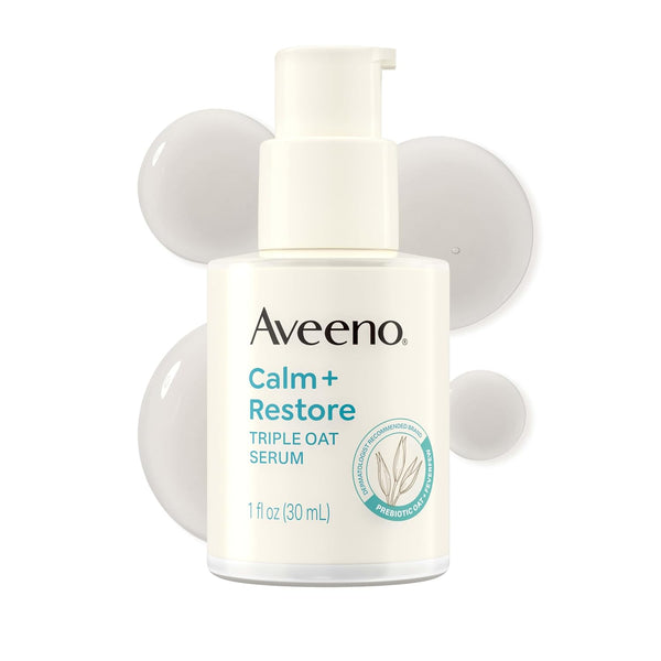 Aveeno Calm Restore Triple Oat Face Serum 1 Oz