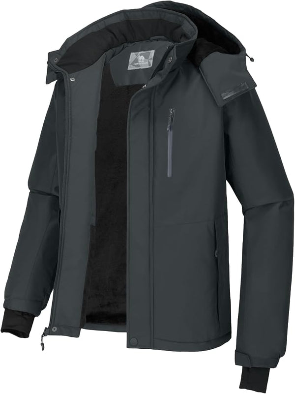 Men's Waterproof Jacket With Detachable Hood (6 Colors)