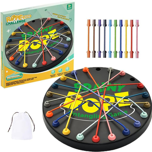 Rope Untangling Brain Knots Strategy Game