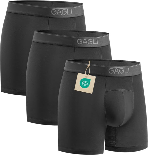 3 Pack Breathable Boxer Briefs