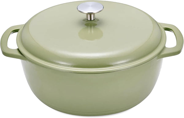 Amazon Basics 7.3-Qt Enameled Cast Iron Dutch Oven