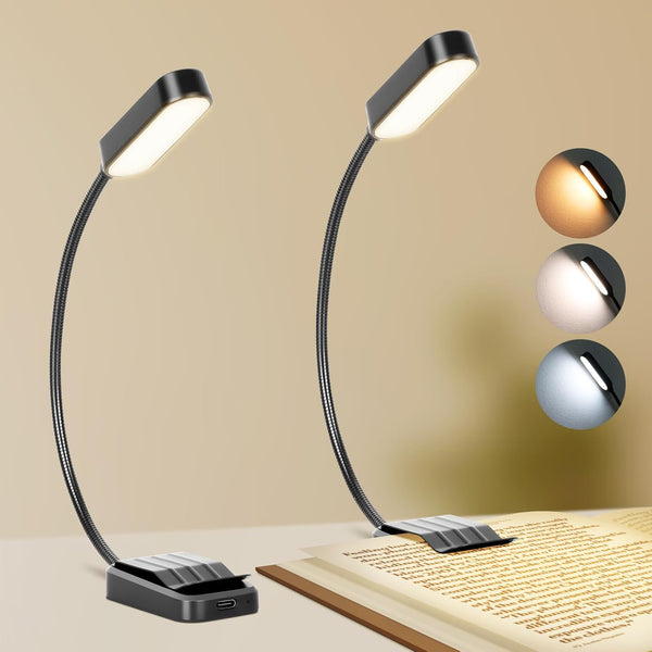 2-Pack Clip-on LED Book Light